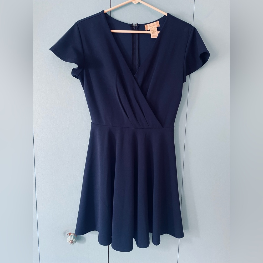 Altar'd State Deep Blue Mini Dress